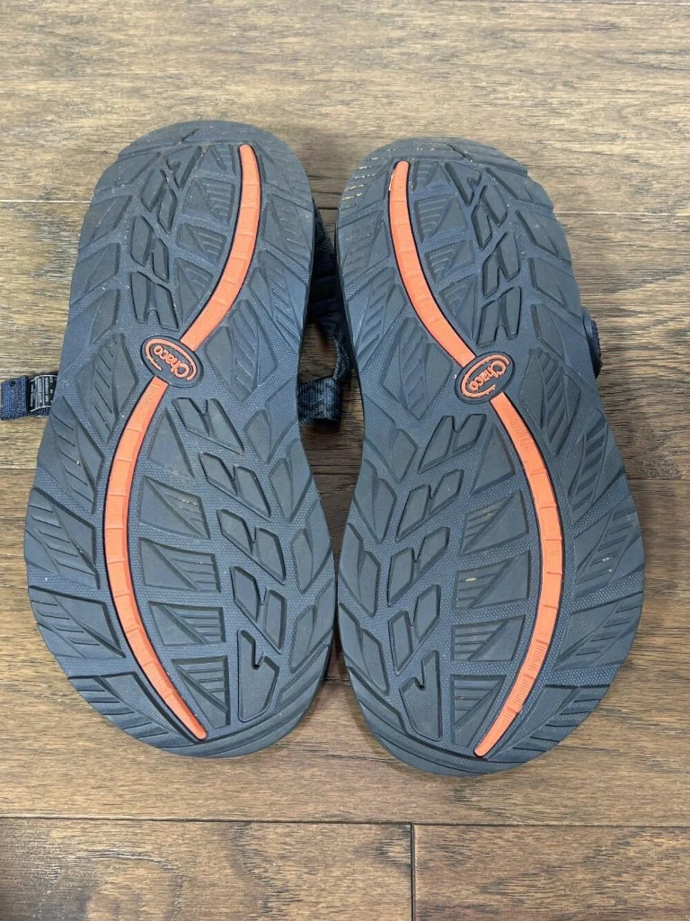 CHACO Z2 Classic Men's Sandal Stepped Navy Marine Hiking Water Shoes Sz 10 EUC